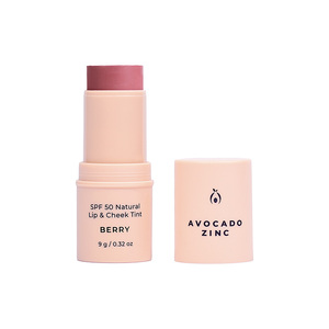 Avocado Zinc SPF50 Natural Lip & Cheek Tint - Berry 9g