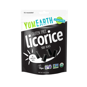 YumEarth Organic Licorice - Black 142g