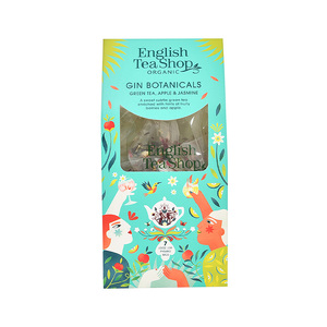 English Tea Shop Gin Botanical Green Tea, Apple & Jasmine 7 Pyramid Tea Bags