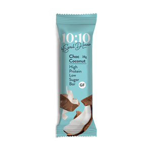 10:10 by Sarah Di Lorenzo Protein Snack Bar - Choc Coconut 14x38g