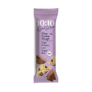 10:10 by Sarah Di Lorenzo Protein Snack Bar - Choc Cookie Dough 14x38g