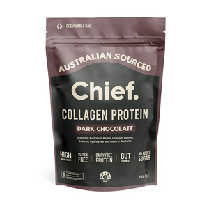 Chief Grass-Fed Collagen Protein Powder - Dark Chocolate 450g