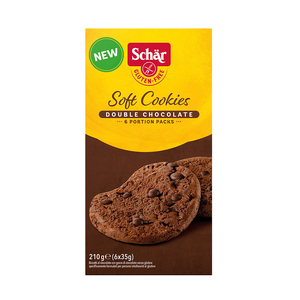 Schar Soft Cookies Double Chocolate 210g