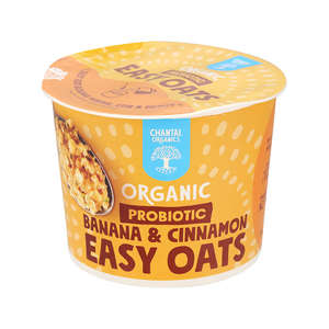 Chantal Organics Probiotic Easy Oats Banana & Cinnamon 65g