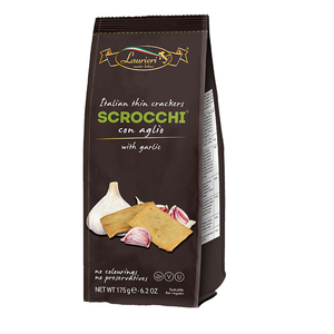 Laurieri Scrocchi Crackers - Garlic 175g