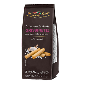 Laurieri Grissinetti Mini Breadsticks - Sea Salt 150g