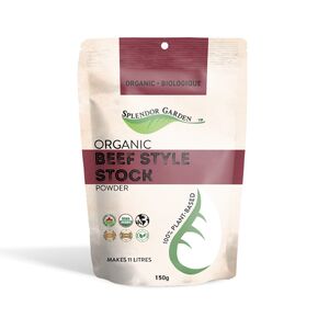 Splendor Garden Organic Plant-Based Stock Powder - Beef Style 150g