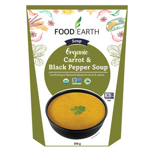 Food Earth Organic Soup - Carrot & Black Pepper 300g