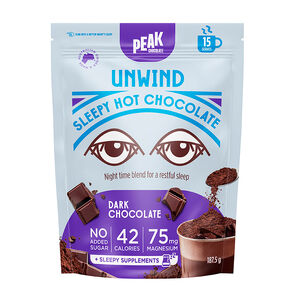 Peak Chocolate Unwind Hot Chocolate - Dark 187.5g