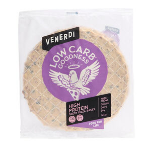 Venerdi Low Carb Goodness High Protein Seedy Pizza Bases 245g (2x122.5g)
