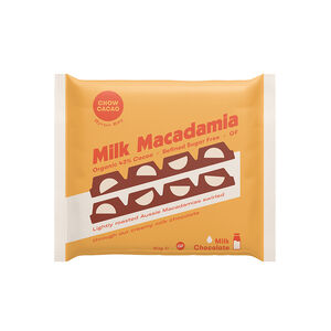 Chow Cacao Milk Chocolate Block - Milk Macadamia 60g