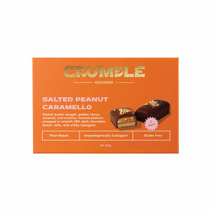 Crumble Charms Salted Peanut Caramello Bar 2pk 110g