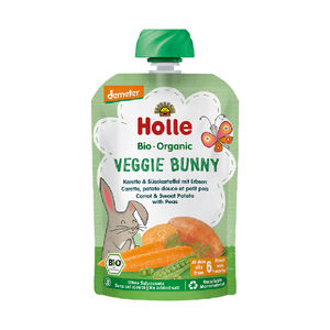 Holle Organic Veggie Bunny - Carrot & Sweet Potato with Peas 100g