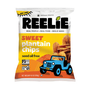 Reelie Plantain Chips - Naturally Sweet 128g