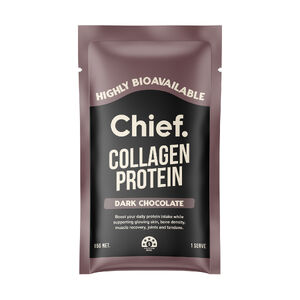 Chief Grass-Fed Collagen Protein Sachet - Dark Chocolate 15g