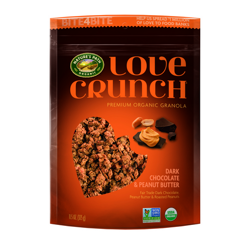 Nature's Path Love Crunch Granola Dark Chocolate & Peanut Butter 325g