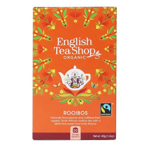English Tea Shop Organic Rooibos Teabags 20pc