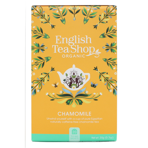 English Tea Shop Organic Chamomile Teabags 20pc