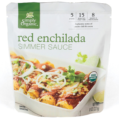 Simply Organic Red Enchilada Simmer Sauce 227g