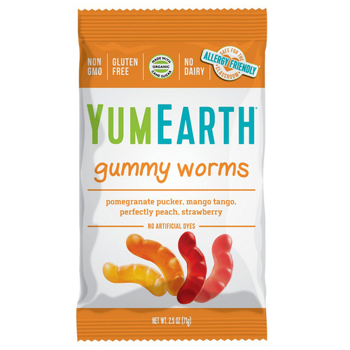 YumEarth Organic Gummy Worms 71g