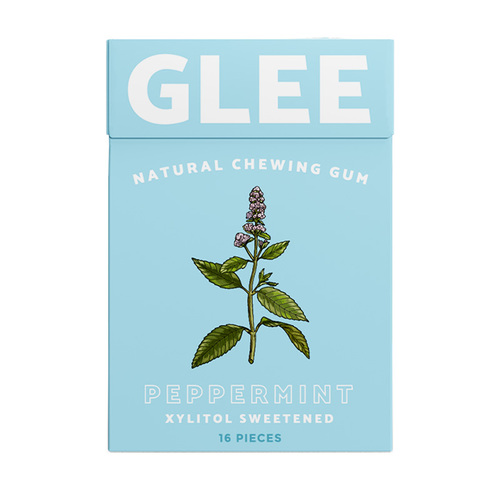 Glee Gum Sugar-Free Peppermint 16pcs