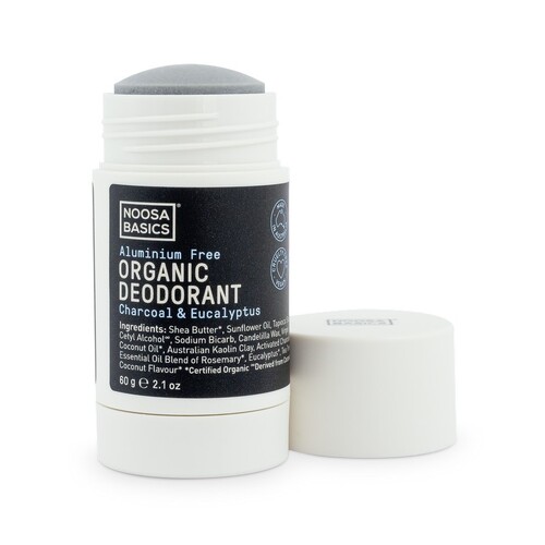 Noosa Basics Deodorant Stick - Charcoal & Eucalyptus 60g