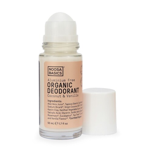 Noosa Basics Deodorant Roll On - Coco Vanilla 50ml