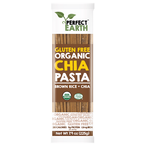 Perfect Earth Organic Rice & Chia Pasta - Brown 225g
