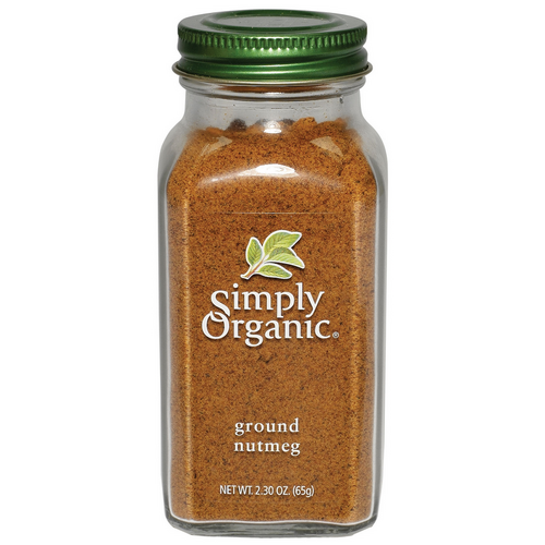 Simply Organic Nutmeg Ground LARGE GLASS 65g