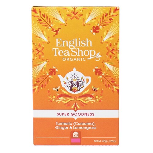 English Tea Shop Organic Turmeric, Ginger & Lemongrass 20pc