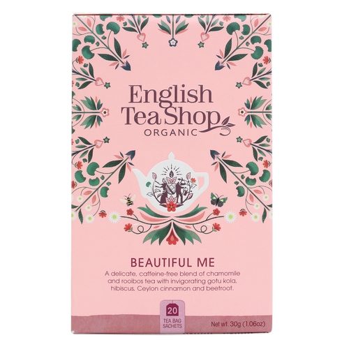 English Tea Shop Organic Wellness Tea Beautiful Me 20pc