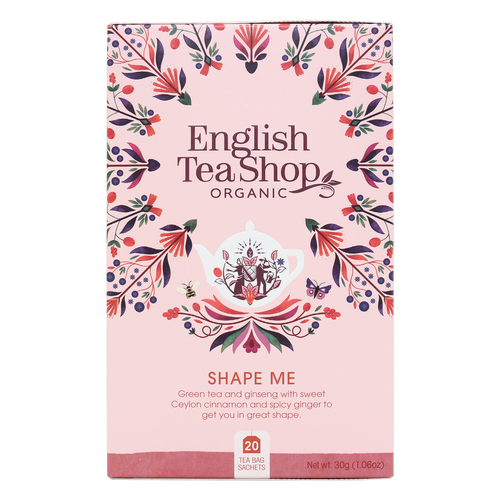 English Tea Shop Organic Wellness Tea Shape Me 20pc