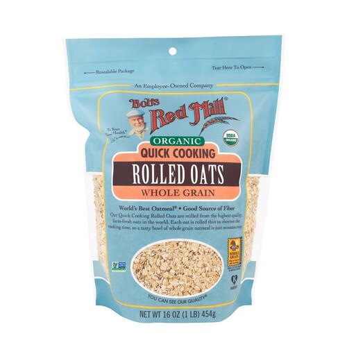 Bob's Red Mill Quick Cooking Rolled Oats - Organic 454g