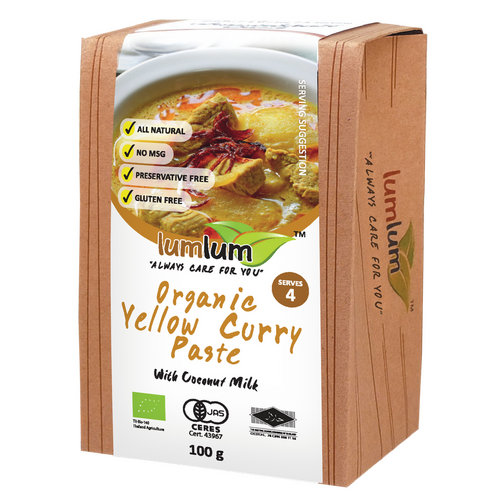 Lum Lum Organic Yellow Curry Paste 100g
