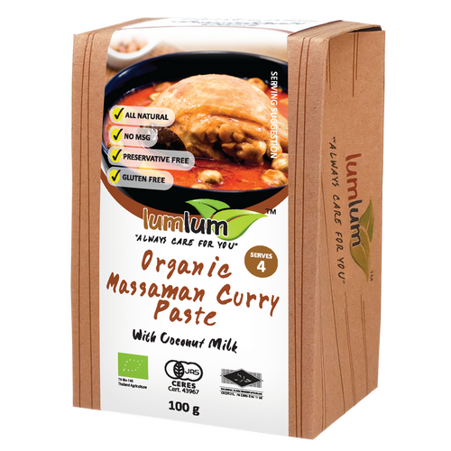 Lum Lum Organic Massaman Curry Paste 100g
