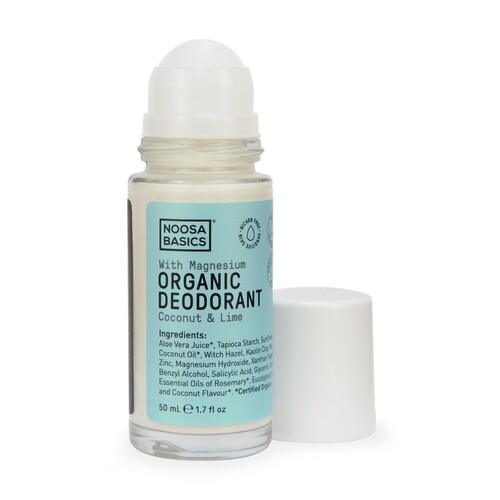 Noosa Basics Deodorant Roll On - Coconut & Lime 50ml