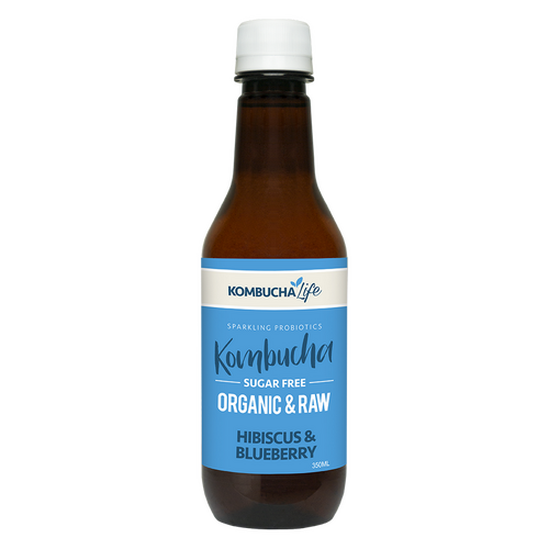 Kombucha Life - Organic & Raw Blueberry Hibiscus 350ml