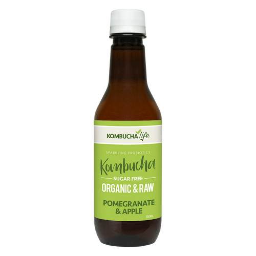 Kombucha Life - Organic & Raw Pomegranate Apple 350ml