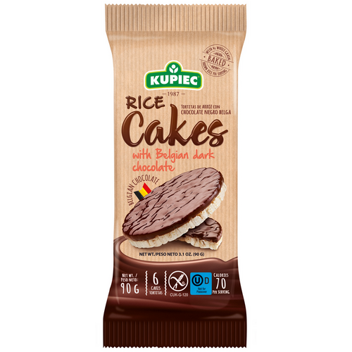 Kupiec Gluten Free Rice Cakes - Dark Chocolate 90g