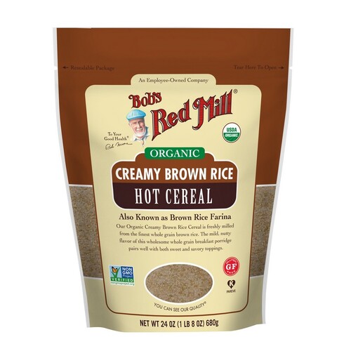 Bob's Red Mill Creamy Rice Hot Cereal - Organic (Brown Rice Farina) 680g