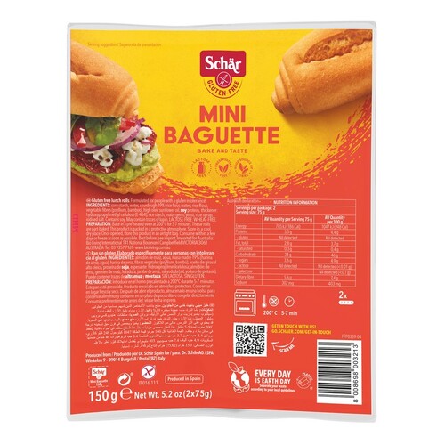Schar Mini Baguettes 150g