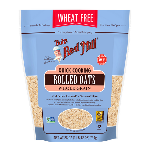 Bob's Red Mill Quick Cooking Rolled Oats Pure Wheat Free Pouch 794g