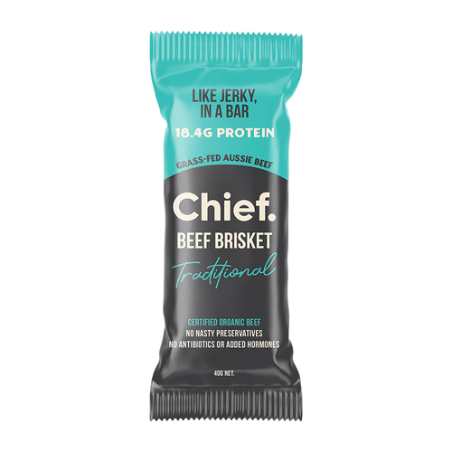 Chief Grass Fed Beef Bar - Traditional Beef 40g