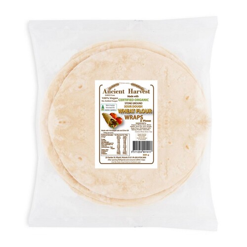 Ancient Harvest Organic Sourdough Wheat FlourWraps 220g