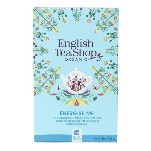 English Tea Shop Organic Wellness Energize Me Teabags 20pc