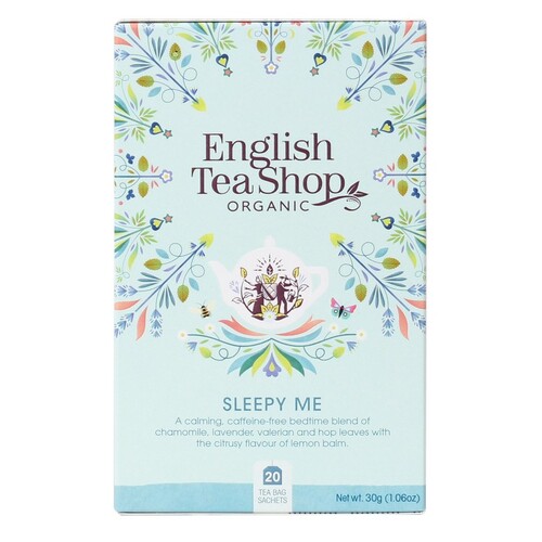 English Tea Shop Organic Wellness Sleepy Me Teabags 20pc