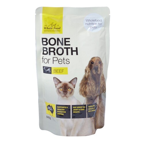The Art of Whole Food Pet Beef Broth 500g