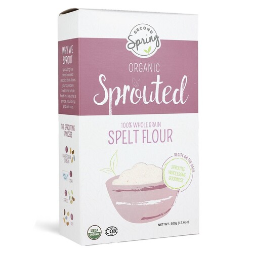Second Spring Organic Sprouted Spelt Flour 500g