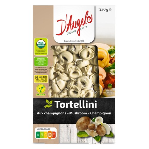 D'Angelo Organic Mushroom Tortellini 250g