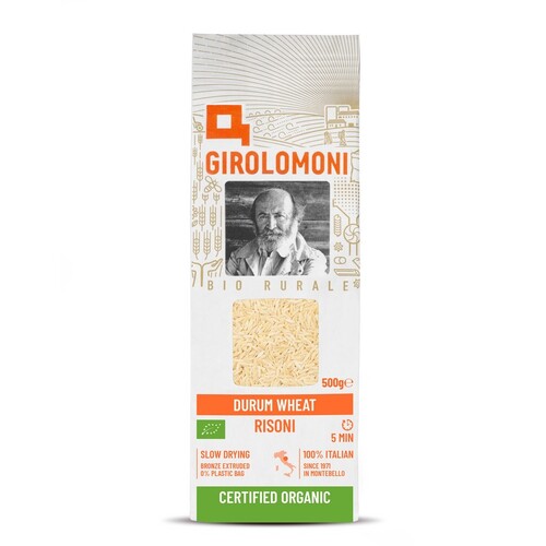 Girolomoni Organic Durum Wheat Semolina Risoni 500g